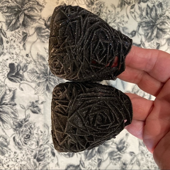 MELISSA + CAMPANA Sz 7 Jelly Sparkly Ballerina Flats Slip On  Shoes Loafers - Picture 7 of 10